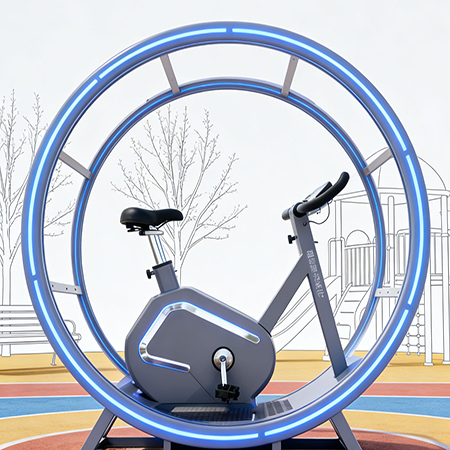 智慧公園景區互動自行車